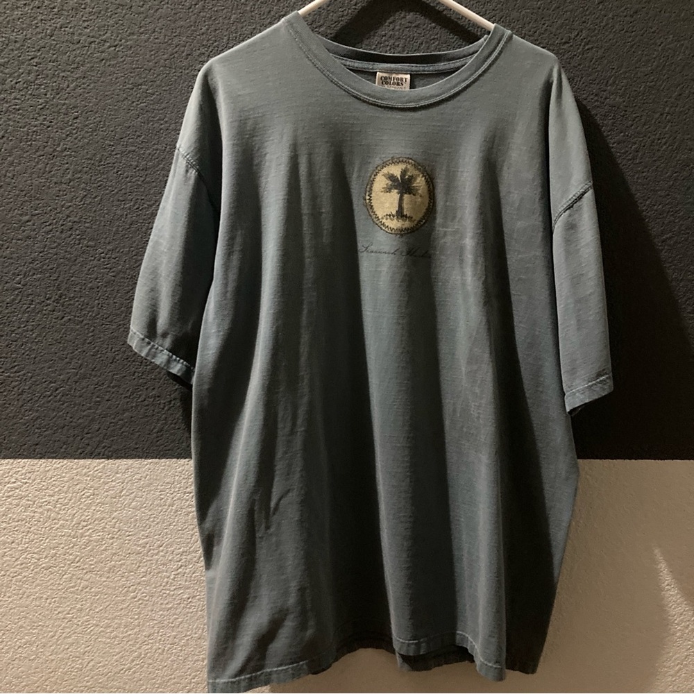 COMFORT COLORS Men's Gray Graphic T-Shirt